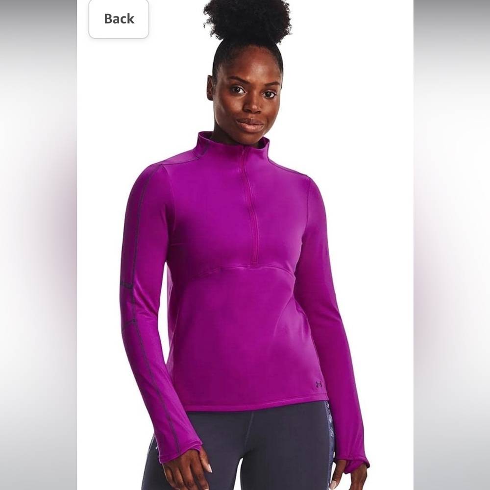Under Armour Quarter Zip- Size XS Purple